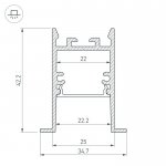 Профиль SL-COMFORT 031764 Arlight