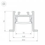 Профиль SL-COMFORT 031769 Arlight