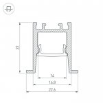 Профиль SL-COMFORT 031771 Arlight