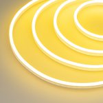Гибкий неон GALAXY-1206-5000CFS-2835-100 12V Lemon (12x6mm, 12W, IP67) Arlight 31817