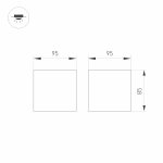 Светильник SP-ORIENT-SURFACE-TC-S95x95-20W Day4000 (WH, 30 deg, 230V) (Arlight, IP20 Металл, 5 лет) Arlight 31864