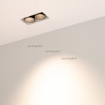 Светильник MS-ORIENT-BUILT-TRIMLESS-TC-S38x67-5W Warm3000 (WH-BK, 30 deg, 230V) Arlight 31923