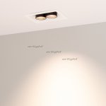 Светильник MS-ORIENT-BUILT-TURN-TC-S67x90-5W Warm3000 (WH-BK, 30 deg, 230V) Arlight 31928