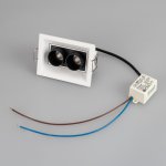 Светильник MS-ORIENT-BUILT-TURN-TC-S67x90-5W Warm3000 (WH-BK, 30 deg, 230V) Arlight 31928