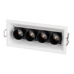 Светильник MS-ORIENT-BUILT-TURN-TC-S67x150-10W Warm3000 (WH-BK, 30 deg, 230V) Arlight 31929