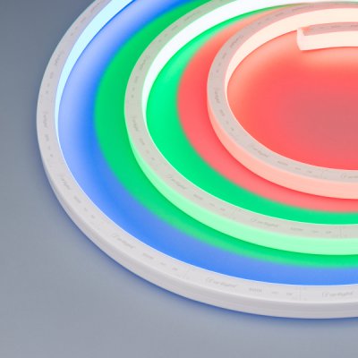 Герметичная лента AQUA-5000S-TOP-5060-72-24V RGB (16.5х16.5mm, 13W, IP68) Arlight 32119