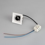 Светильник MS-ORIENT-BUILT-TURN-TC-S67x67-3W Day4000 (WH-BK, 30 deg, 230V) Arlight 32220