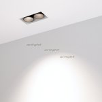 Светильник MS-ORIENT-BUILT-TRIMLESS-TC-S38x67-5W Day4000 (WH-BK, 30 deg, 230V) Arlight 32228