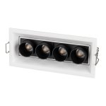 Светильник MS-ORIENT-BUILT-TURN-TC-S67x150-10W Day4000 (WH-BK, 30 deg, 230V) Arlight 32229