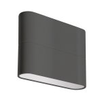 Светильник SP-WALL-FLAT-S110x90-2x3W Warm3000 (GR, 120 deg, 230V) (Arlight, IP54 Металл, 3 года) Arlight 32410