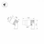 Светильник ALT-RAY-ZOOM-R75-18W Warm3000 (DG, 10-40 deg, 230V) (Arlight, IP67 Металл, 3 года) Arlight 32562