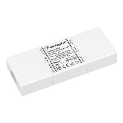 Блок питания ARV-SP-24012-FLAT-PFC (24V, 0.5A, 12W) (Arlight, IP20 Пластик, 5 лет) Arlight 33258