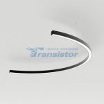 Светильник полукруг из профиля SL-ARC-3535-D1500-A90 BLACK Arlight 34044