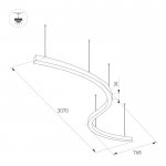 Светильник S-образный из  профиля SL-ARC-3535-D1500-A90WHITE Arlight 34054