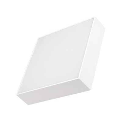 Светильник SP-QUADRO-S250x250-25W Warm3000 (WH, 120 deg, 230V) (Arlight, IP40 Металл, 3 года) Arlight 34787