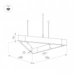Подвесной светильник LINEAIR FLAT 035703 Arlight