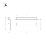 Светильник MAG-ORIENT-LASER-FOLD-S230-12W Warm3000 (WH, 30 deg, 48V, DALI) (Arlight, IP20 Металл, 3 года) Arlight 35867