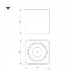 Точечный светильник CUBUS 036053 Arlight
