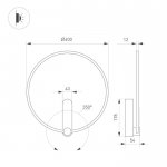 Настенный светильник VINCI 036506 Arlight