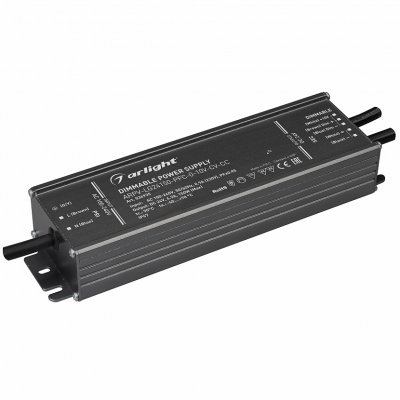 Блок питания ARPV-LG24150-PFC-0-10V-CV-CC (24V, 6.3A, 150W) (Arlight, IP67 Металл, 5 лет) Arlight 36935