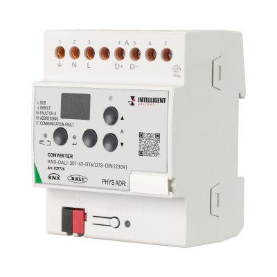 INTELLIGENT ARLIGHT Конвертер KNX-DALI-301-62-DT6/DT8-DIN (230V) (IARL, IP20 Пластик, 3 года) Arlight 37726