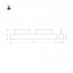 Светильник MAG-ORIENT-FLAT-L690-24W Warm3000 (WH, 80 deg, 48V, DALI) (Arlight, IP20 Металл, 3 года) Arlight 37915