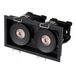 Светильник CL-SNODO-LUM-S148x80-2x9W Warm3000 (BK, 45 deg) (Arlight, IP20 Металл, 3 года) Arlight 39325