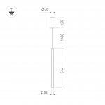 Светильник SP-JEDI-HANG-R18-6W Warm3000 (BK, 360 deg, 230V) (Arlight, IP20 Пластик, 3 года) Arlight 39534