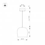 Светильник SP-PEONY-HANG-R250-15W Warm3000 (WH, 65 deg, 230V) (Arlight, IP20 Металл, 3 года) Arlight 39548