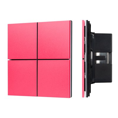 INTELLIGENT ARLIGHT Кнопочная панель KNX-304-23-IN Rose Red (BUS, Frameless) (IARL, IP20 Металл, 2 года) Arlight 39664 INTELLIGENT ARLIGHT Кнопочная панель KNX-304-23-IN Rose Red (BUS, Frameless) (IARL, IP20 Металл, 2 года) Arlight 39664