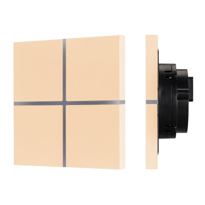 INTELLIGENT ARLIGHT Сенсорная панель KNX-304-13-IN Champagne (BUS, Frameless) (IARL, IP20 Металл, 2 года) Arlight 39670