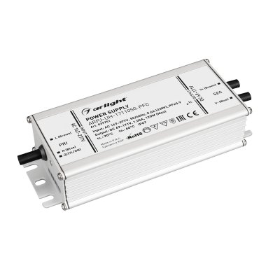 Блок питания ARPJ-UH-1711050-PFC (120W, 69-171V, 1.05A) (Arlight, IP67 Металл, 7 лет) Arlight 39751 Блок питания ARPJ-UH-1711050-PFC (120W, 69-171V, 1.05A) (Arlight, IP67 Металл, 7 лет) Arlight 39751