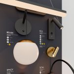 Стенд Cветильники интерьерные настенные Arlight E39-1760x600mm (DB 3мм, пленка, подсветка) (Arlight, -) Arlight 40255