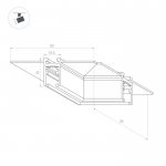 Соединитель угловой MAG-MICROCOSM 043055