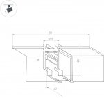Коннектор угловой MAG-MICROCOSM 044525 Arlight