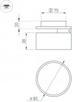 Точечный светильник POT 045776 Arlight