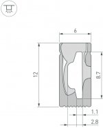 Профиль для светодиодной ленты WPH 045785 Arlight