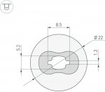 Профиль для светодиодной ленты WPH 045847 Arlight