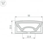 Профиль для светодиодной ленты WPH 049947 Arlight
