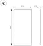 Светодиодная панель TITAN 052818 Arlight