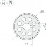 Профиль для светодиодной ленты 53828 Arlight