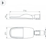 Уличный консольный светильник TURI 053867 Arlight