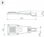 Уличный консольный светильник GRES 055495 Arlight