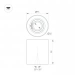 Точечный светильник ACENTO 055743 Arlight