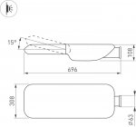Уличный консольный светильник LUMI 055846 Arlight