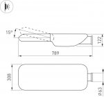 Уличный консольный светильник LUMI 055852 Arlight
