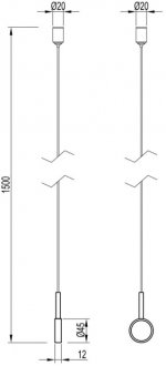 Подвес держатель APRIORI 055886 Arlight