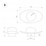 Настенный светильник PERLEN 057587