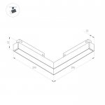Трековый светильник ORIENT FLAT ANGLE 060733