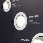 Стенд Даунлайты Arlight E20-1760x600mm (DB 3мм, пленка, подсветка) (Arlight, -) Arlight 868